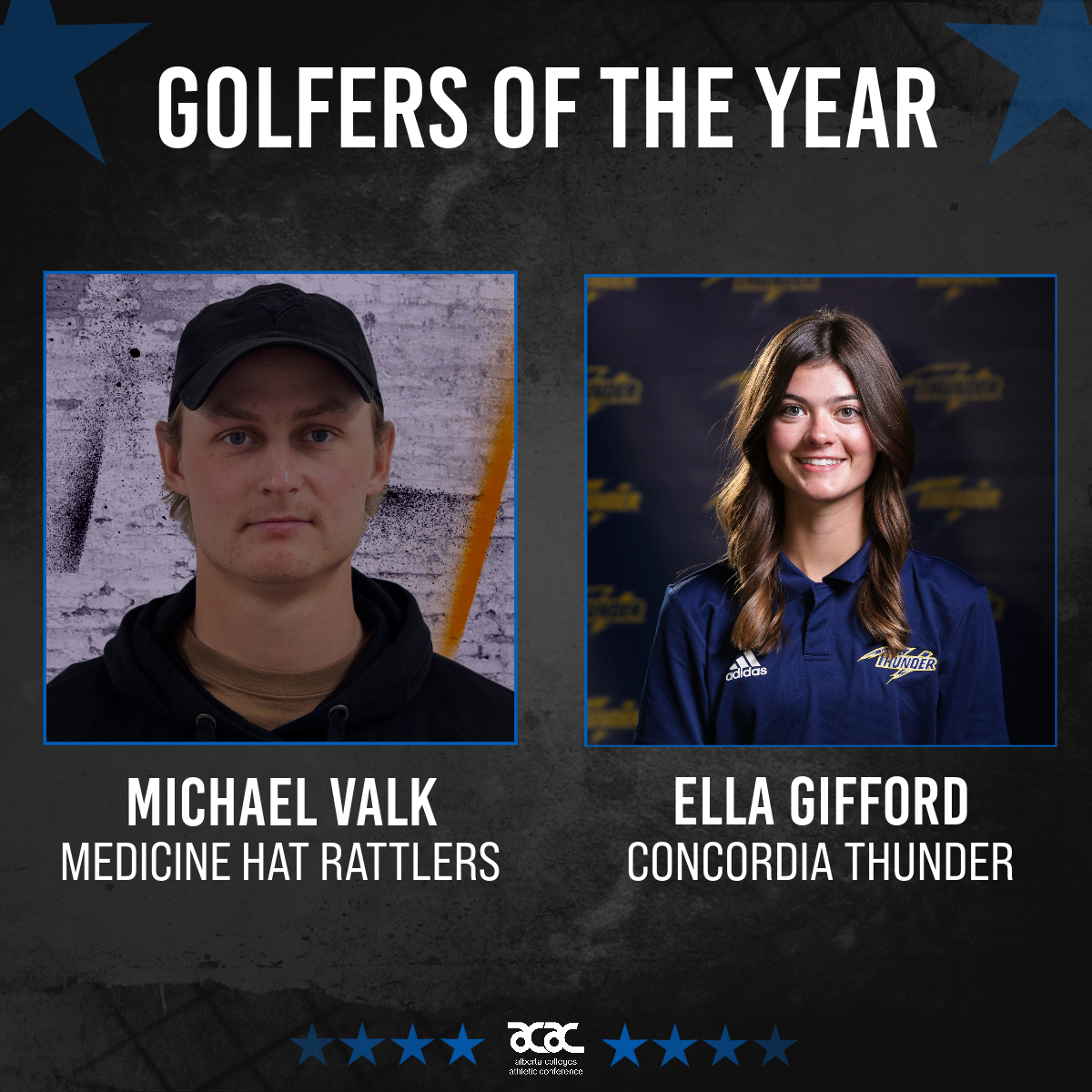 2023 ACAC Golfers of The Year
