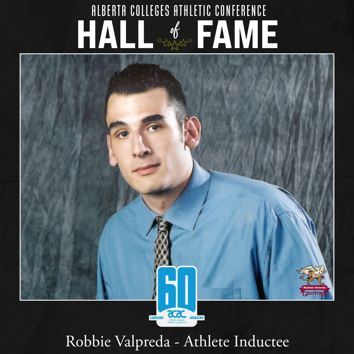 ACAC Hall of Fame Athlete Inductee: Robbie Valpreda