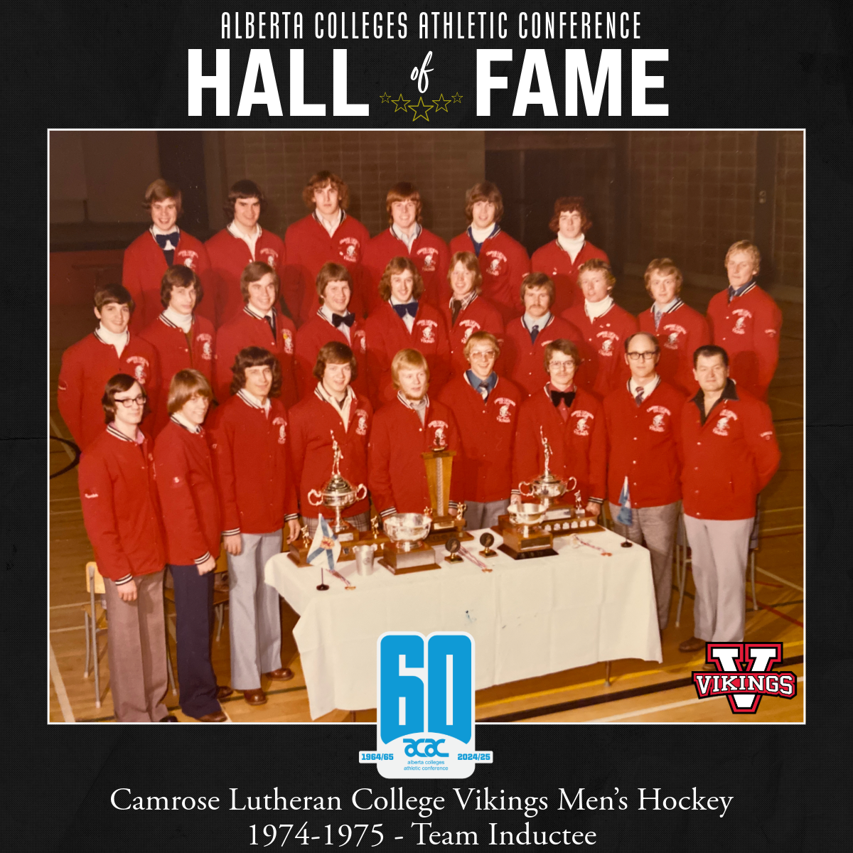 ACAC Hall of Fame Team Inductee: Camrose Lutheran College Vikings Men's Hockey