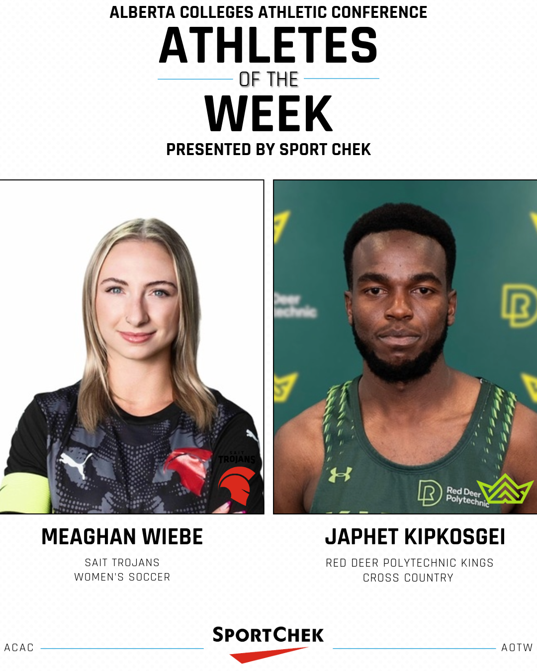 ACAC Athletes of the Week September 1-7